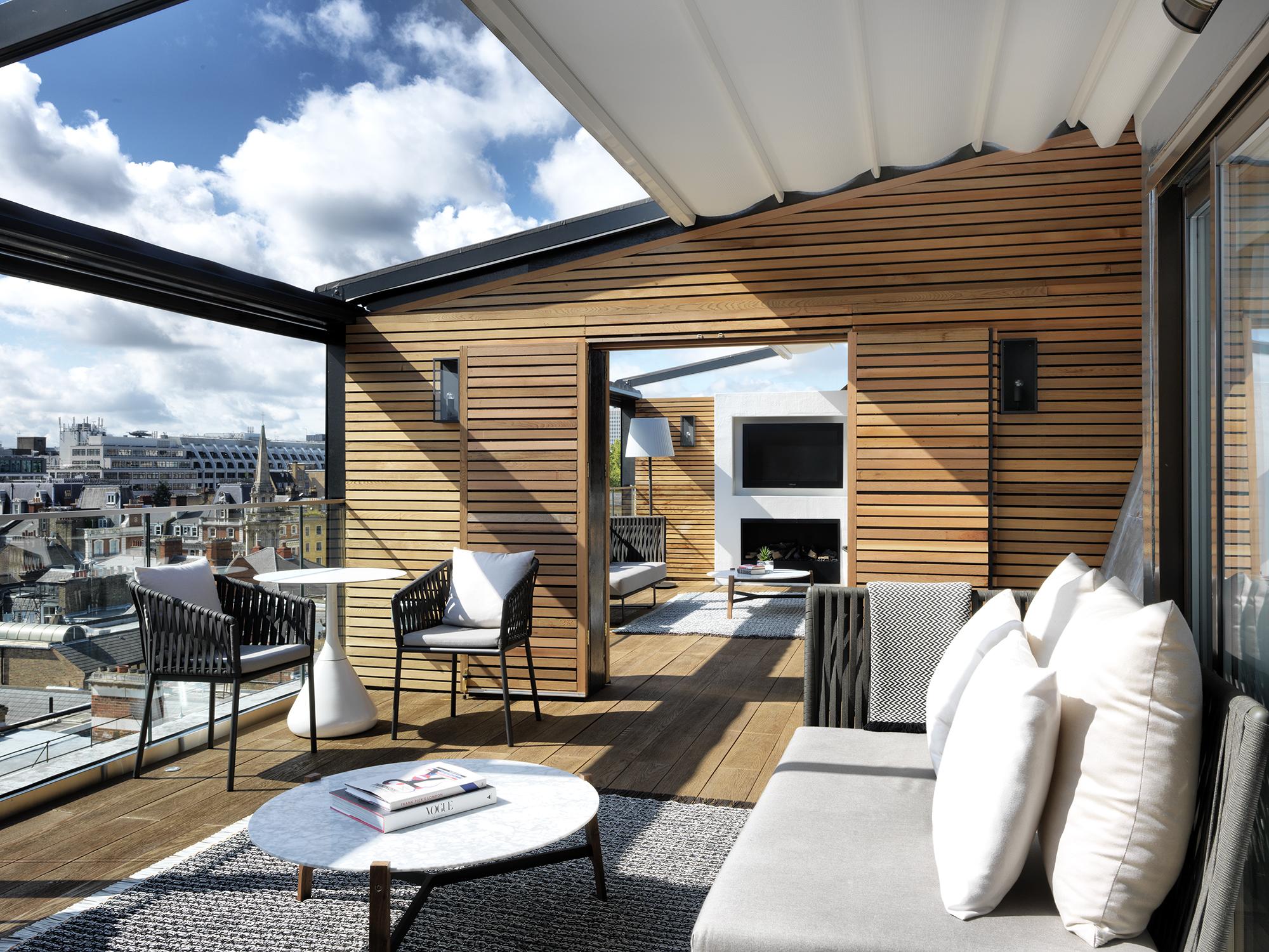 The Marylebone Hotel Лондон Экстерьер фото The rooftop terrace